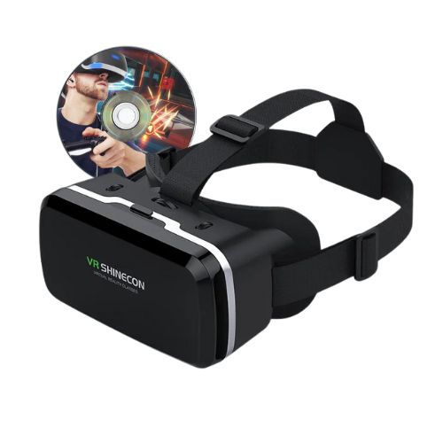هدست واقعیت مجازی شاینکن مدل VR Shinecon G06A به همراه پکیج محتوایی واقعیت مجازی