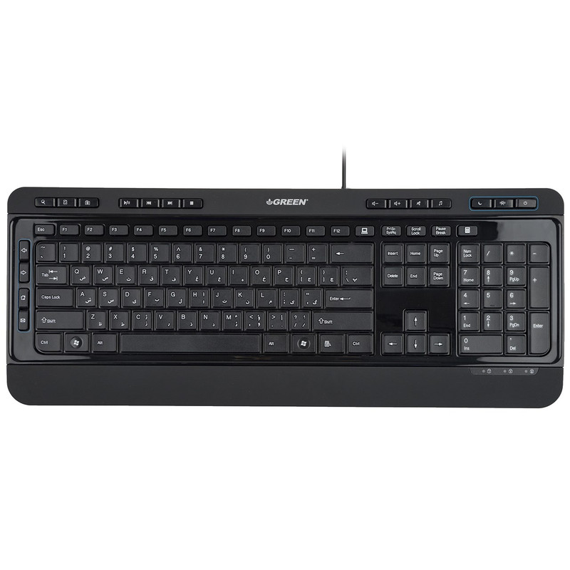 کیبورد گرین مدل GK-502 با حروف فارسی مدل 1