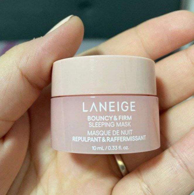 ماسک شب سفت کننده ضدپیری لانیژ 10 میل Laneige Bouncy And Firm