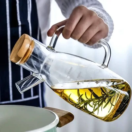 روغن ریز پیرکس درب بامبو 650میل (پست پیشتاز پس کرایه)