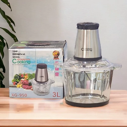 خرد کن 3 لیتر کاسه شیشه ای کوکینگ (پست پیشتاز پس کرایه)