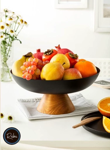 میوه خوری مشکی فلزی رایکا (پست پیشتاز پس کرایه)