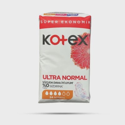 نوار بهداشتی کوتکس نرمال مدل Ultra Normal بسته 24 عددی