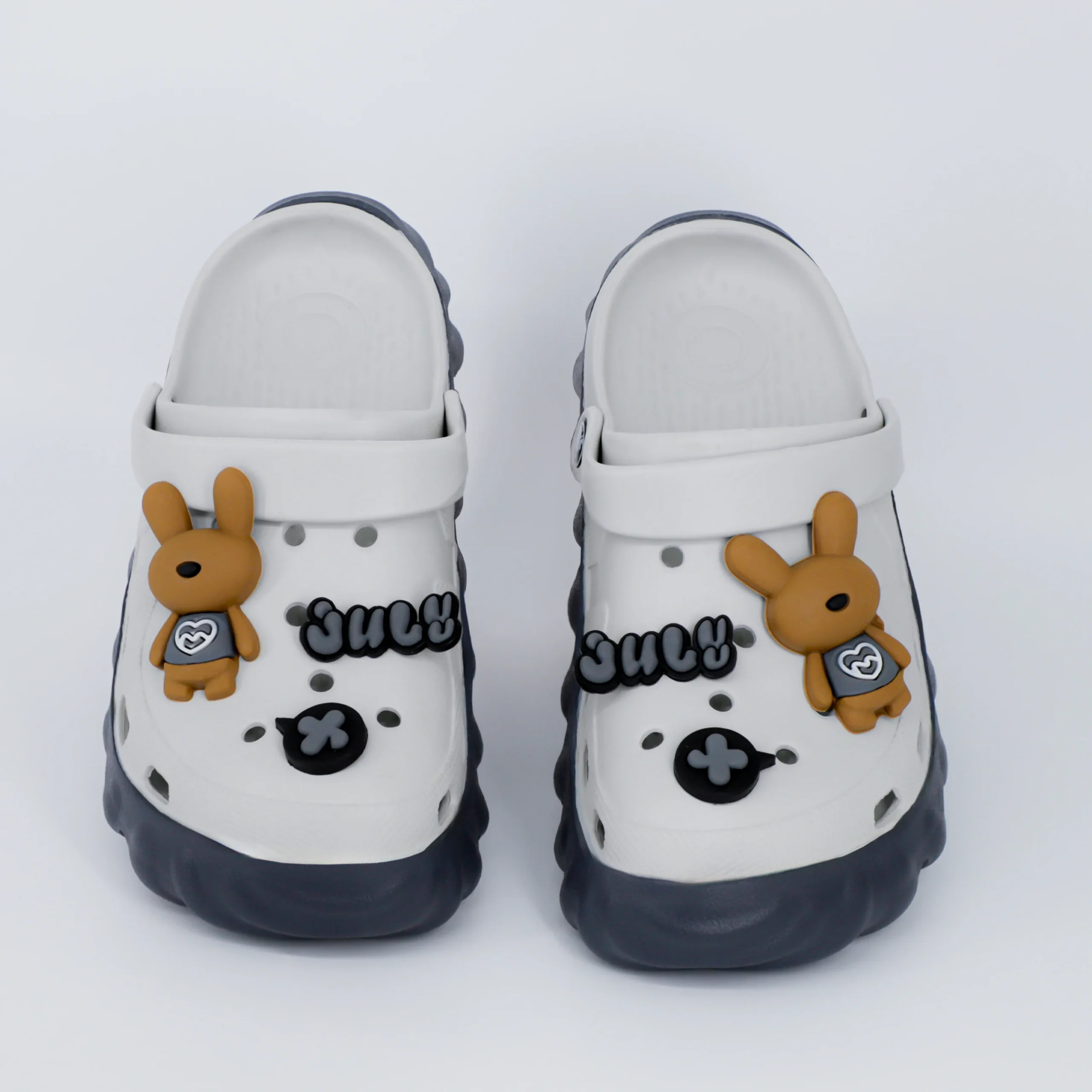 کراکس دمپایی زنانه مدل جولی CROCS JULY رنگ طوسی کد 2827