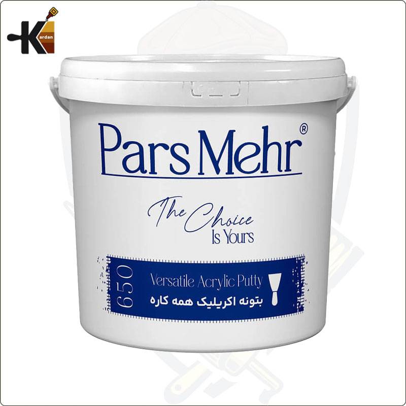بتونه آکریلیک همه کاره 650 پارس مهر نیمی