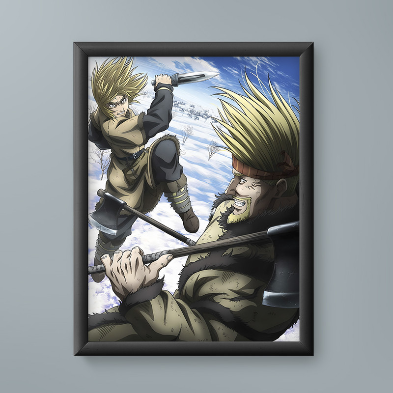 تابلو مدل انیمه تورکل تورفین وینلند ساگا Thorkell Thorfinn Vinland Saga anime 01