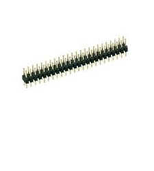 پین هدر 2x40 نری صاف فاصله پایه 2 میلیمتر (کد17)