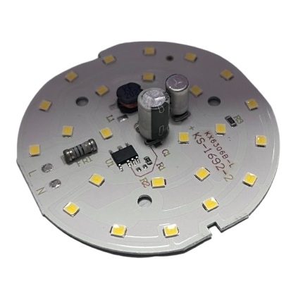 LED DOB مهتابی 220VAC 30W گرد قطر 73mm