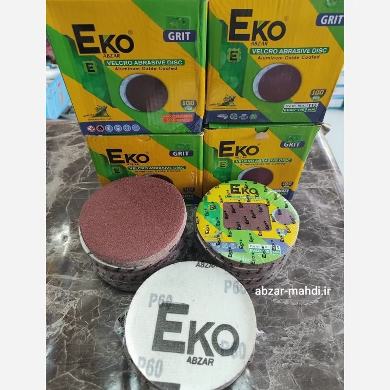 سنباده پشت کرکی مینی فرز 115 میلیمتر چوب و آهن اکو گرید 320 بسته 10عددی ارسال رایگان با پست پیشتاز 