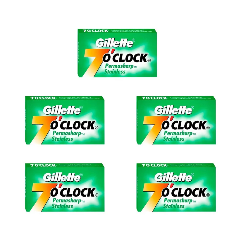 تیغ یدک ژیلت مدل Super Platinum بسته 5 عددی