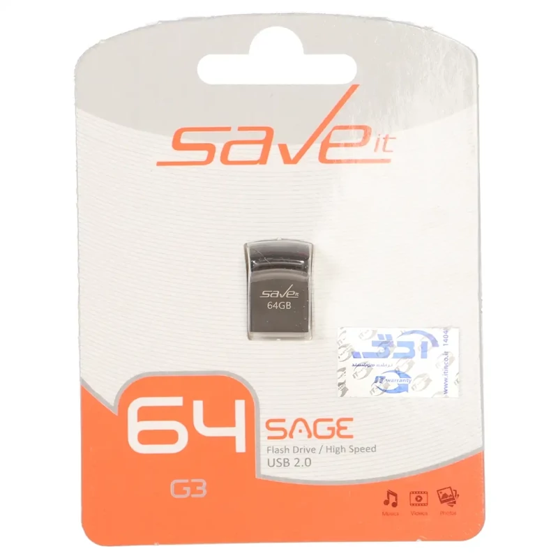 فلش مموری سیو ایت مدل SAGE ظرفیت 32 گیگابایت USB2.0