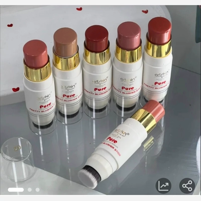 رژ گونه استیکی پد دار برند آرت اسکین