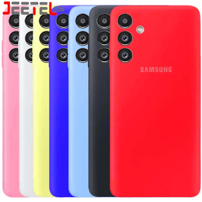 قاب گوشی Galaxy A14 سامسونگ سیلیکونی Solid عروسکی برجسته محافظ لنزدار طرح پاندا کیوت مشکی کد 81078