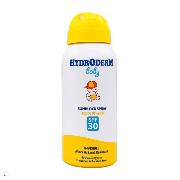 اسپری ضد آفتاب کودکان هیدرودرم SPF30