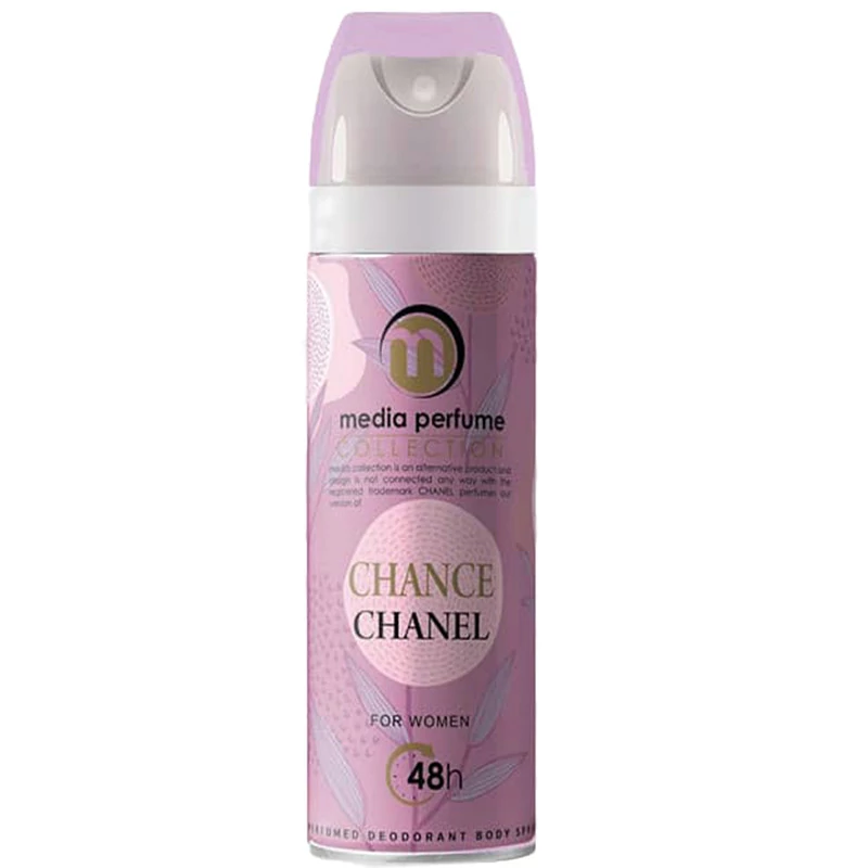 اسپری خوشبو کننده بدن مدیا مدل چنس چنل CHANCE CHANEL