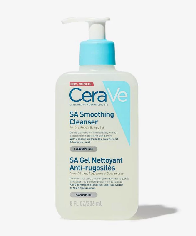 ژل شوینده پوست خشک و دهیدراته ضد جوش سراوی ( Cerave Sa Smoothing Cleanser )