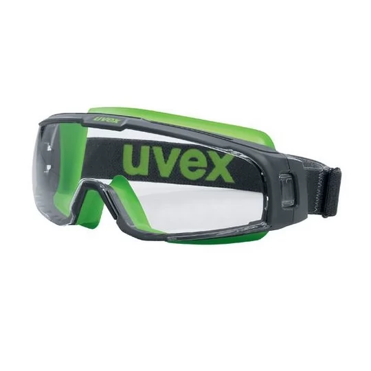 عینک ایمنی گاگل لنز شفاف uvex مدل u-sonic