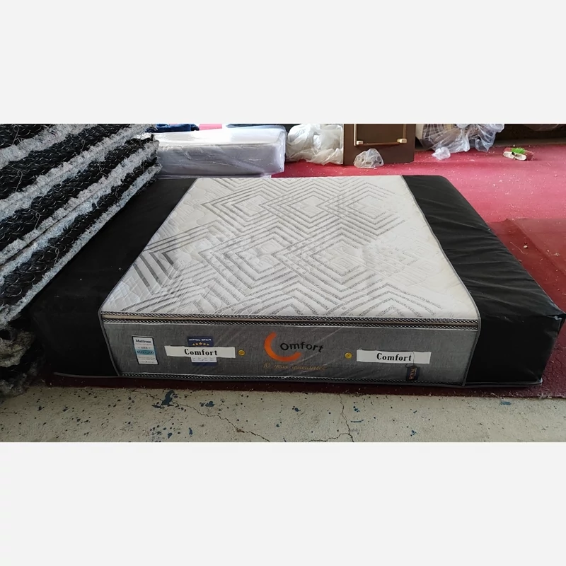 تشک  پددار  یک و نیم نفره فنر میکرو ریز پارچه مازراتی مدل کامفورت قطر 33 سایز 120 در 200