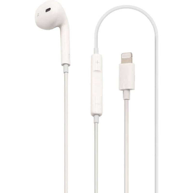 هندزفری لایتینگ با میکروفون HD و کنترل 3 دکمه Porodo Ultimate iPhone Earphones PD-LSTEP