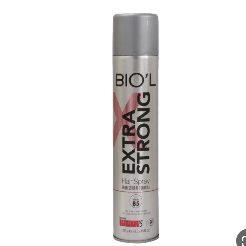 اسپری حالت دهنده موی سر با قدرت بالا اکسترا بیول Extra Strong Hair Styling Spray With High Holding Power