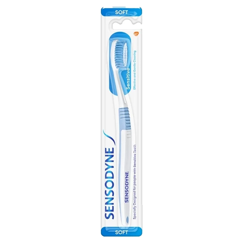 مسواک سنسوداین sensodyneاصل اروپایی نرم(soft)موجود در 4 رنگ