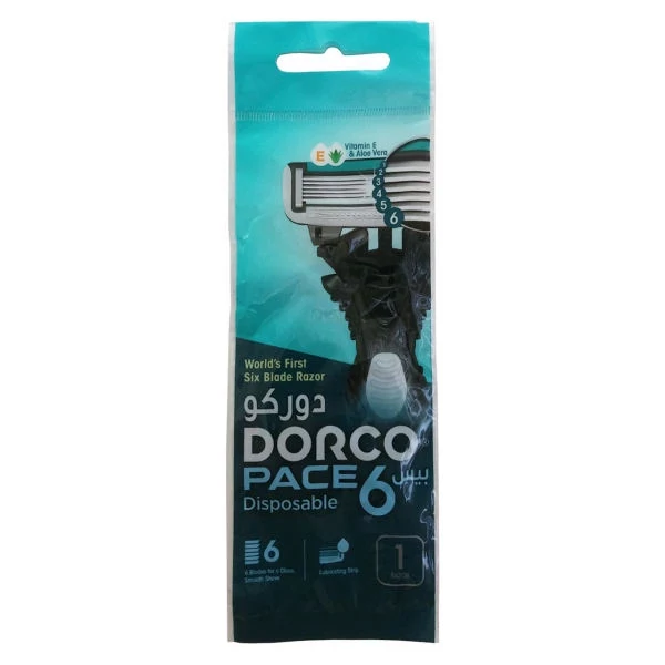 خودتراش دورکو مدل Pace 6 Disposable تحت لیسانس بسته 3 عددی