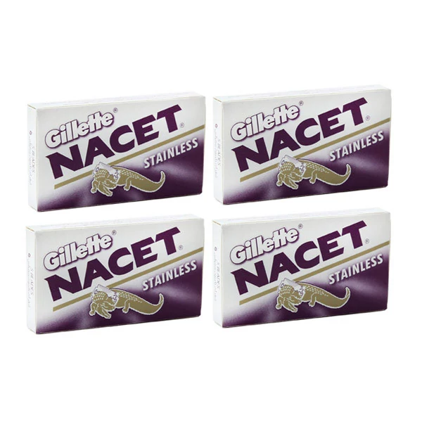 تیغ سنتی ژیلت ناست مجموعه 100 عددی 18 ورق