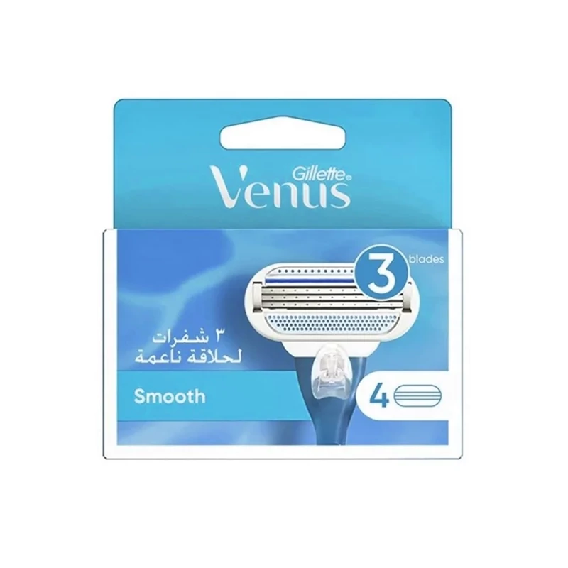 تیغ یدک ژیلت مدل Venus Smooth بسته 4 عددی