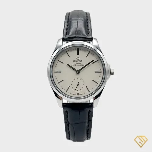 ساعت ست بند چرمی OMEGA زیرثانیه کلاسیک