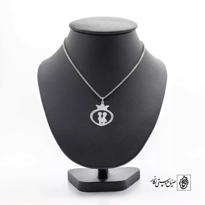گردنبند انار زوج بچه کد 40399 (استیل ضدحساسیت) (نیاز به ویرایش)