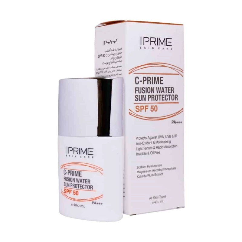 ضد آفتاب فیوژن واتر پرایم SPF50 حاوی ویتامین C حجم 40mL