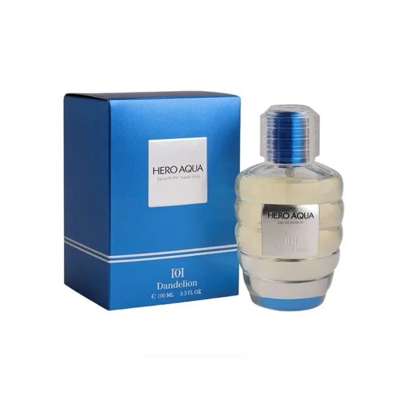 ادو پرفیوم مردانه دندلیون مدل Hero Aqua حجم 100 میلی لیتر
