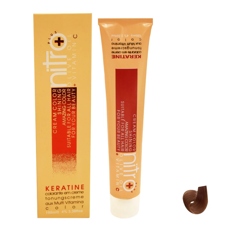 رنگ مو نیترو پلاس مدل Keratine شماره 9.13 حجم 100 میلی لیتر رنگ بلوند کنفی خیلی روشن
