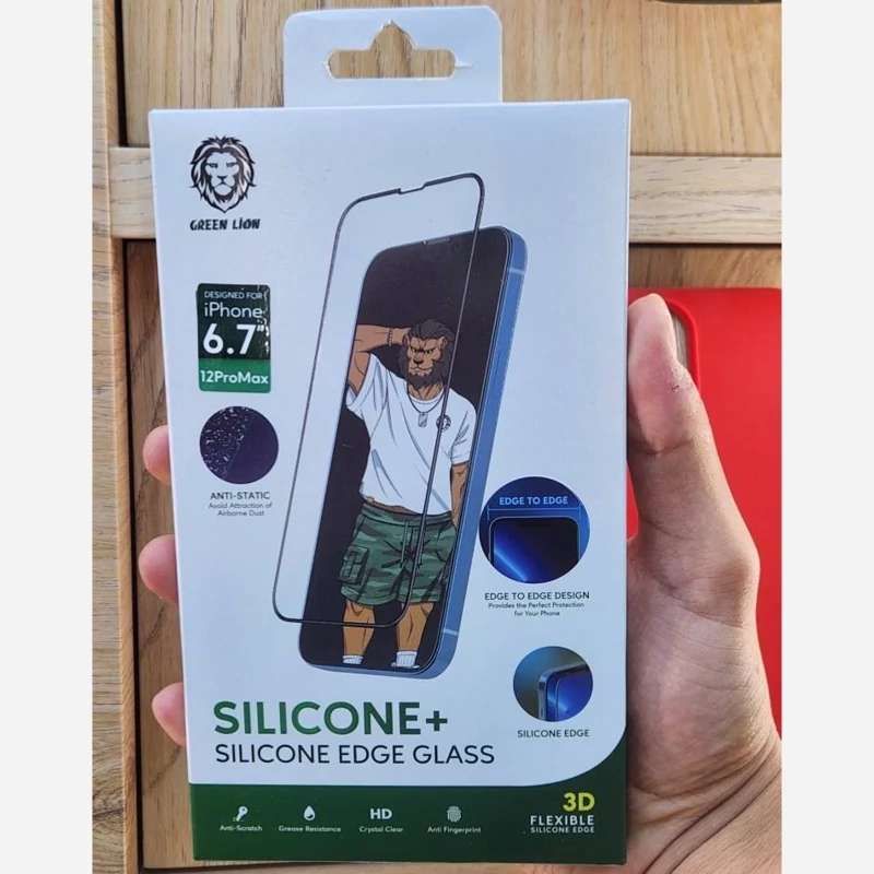 محافظ صفحه نمایش گرین مدل Silicone-Plus مناسب برای گوشی موبایل اپل iPhone 15 Pro 