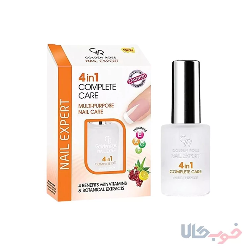 لاک تقویت ناخن گلدن رز مدل Complete Care