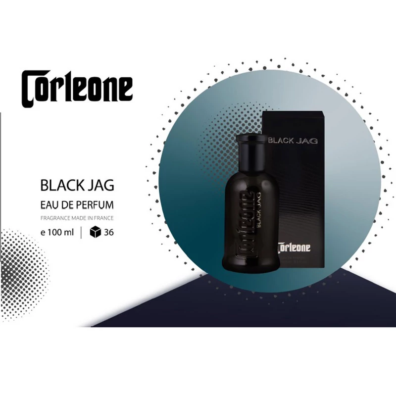 ادوپرفیوم کورلئونه Corleone مدل جگوار سیاه Black JAG حجم 100 میل