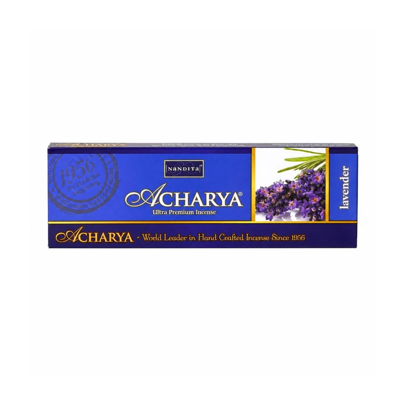 عود دستساز ناندیتا مدل آچاریا لوندر Acharya Lavender رایحه اسطوخودوس بسته 30 عددی