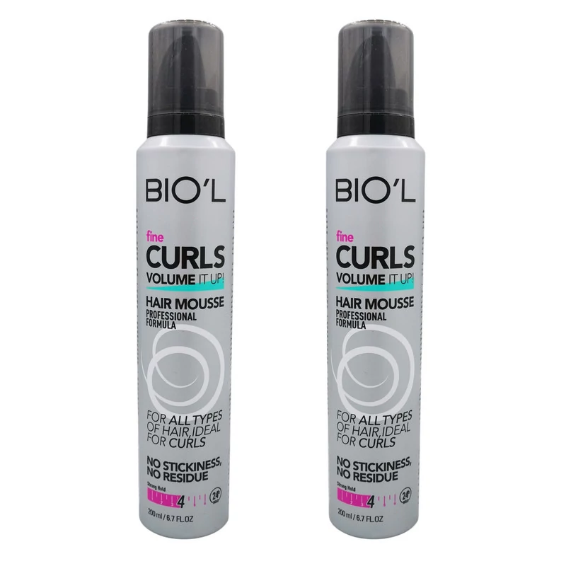 موس مو بیول مدل 4 FINE CURLS مناسب موهای فر حجم 200 میلی لیتر