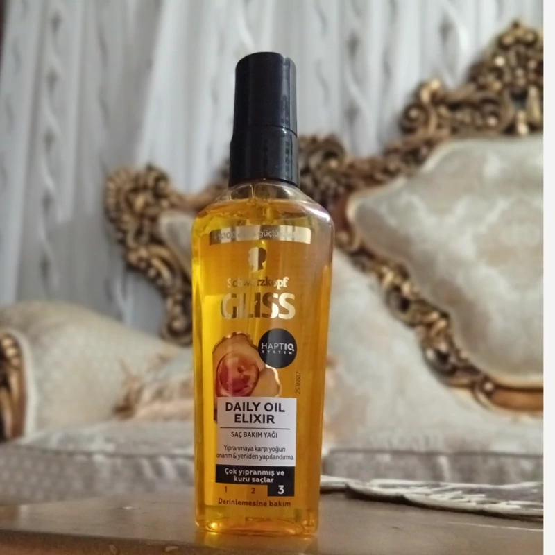 روغن آرگان گلیس ترمیم کننده مو مدل Oil-Elixir مناسب موهای خشک