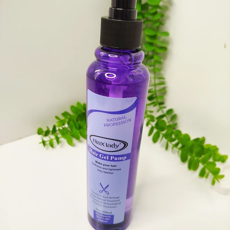 ژل چسبی مکس لیدی Hair Gel Pump مناسب برای هر نوع مو حجم 350میلی لیتر