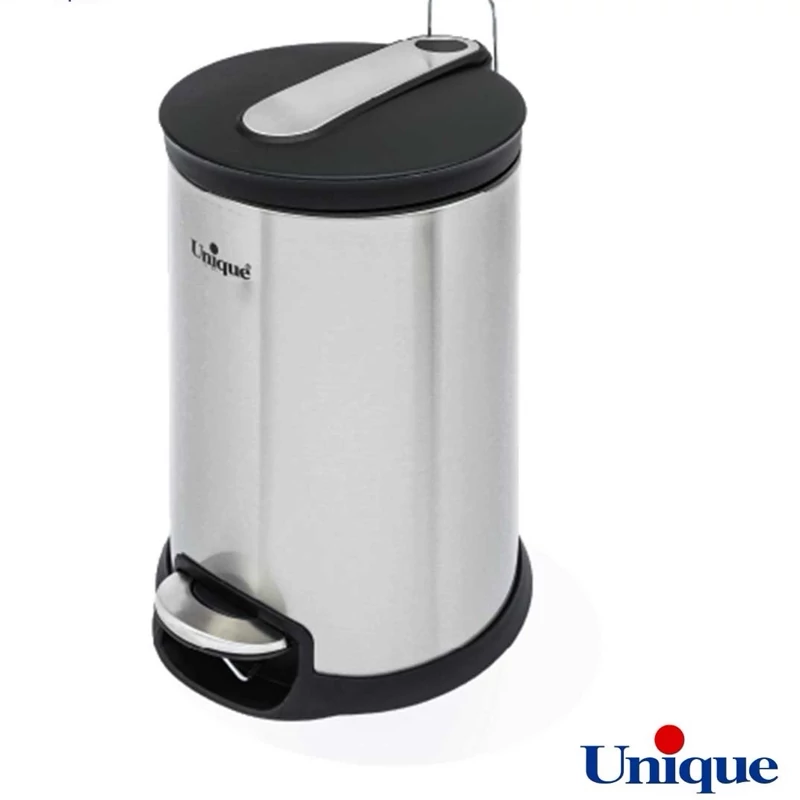  سطل زباله 12 استیل باآرام بند UN-4420