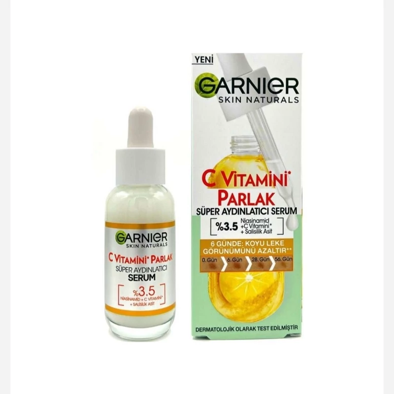 سرم ویتامین سی گارنیر روشن کننده و ضد لک Garnier حجم 30 میلی لیتر