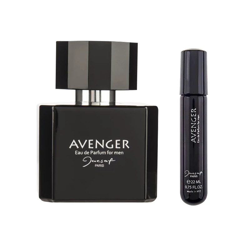 عطر جیبی ژک ساف پاریس (JACSAF PARIS) مردانه مدل اونجر (Avenger) حجم 22 میلی لیتری