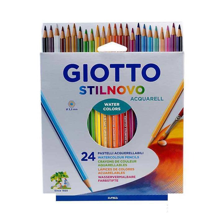 مداد رنگی ابرنگی 24 عددی جیوتو Giotto