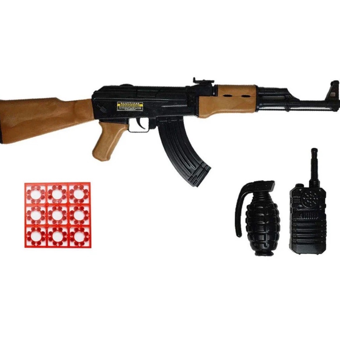 تفنگ بازی پلاستیکی مدل کلاشینکوف AK-47 (پس کرایه)