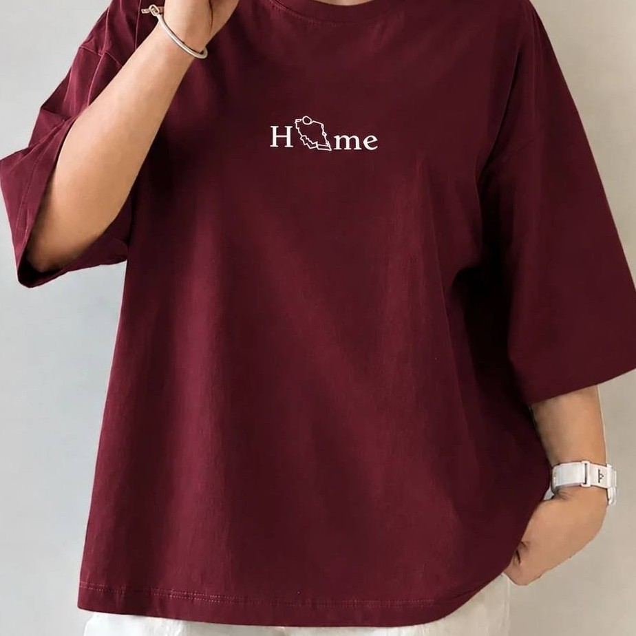 تیشرت باکسی HOME