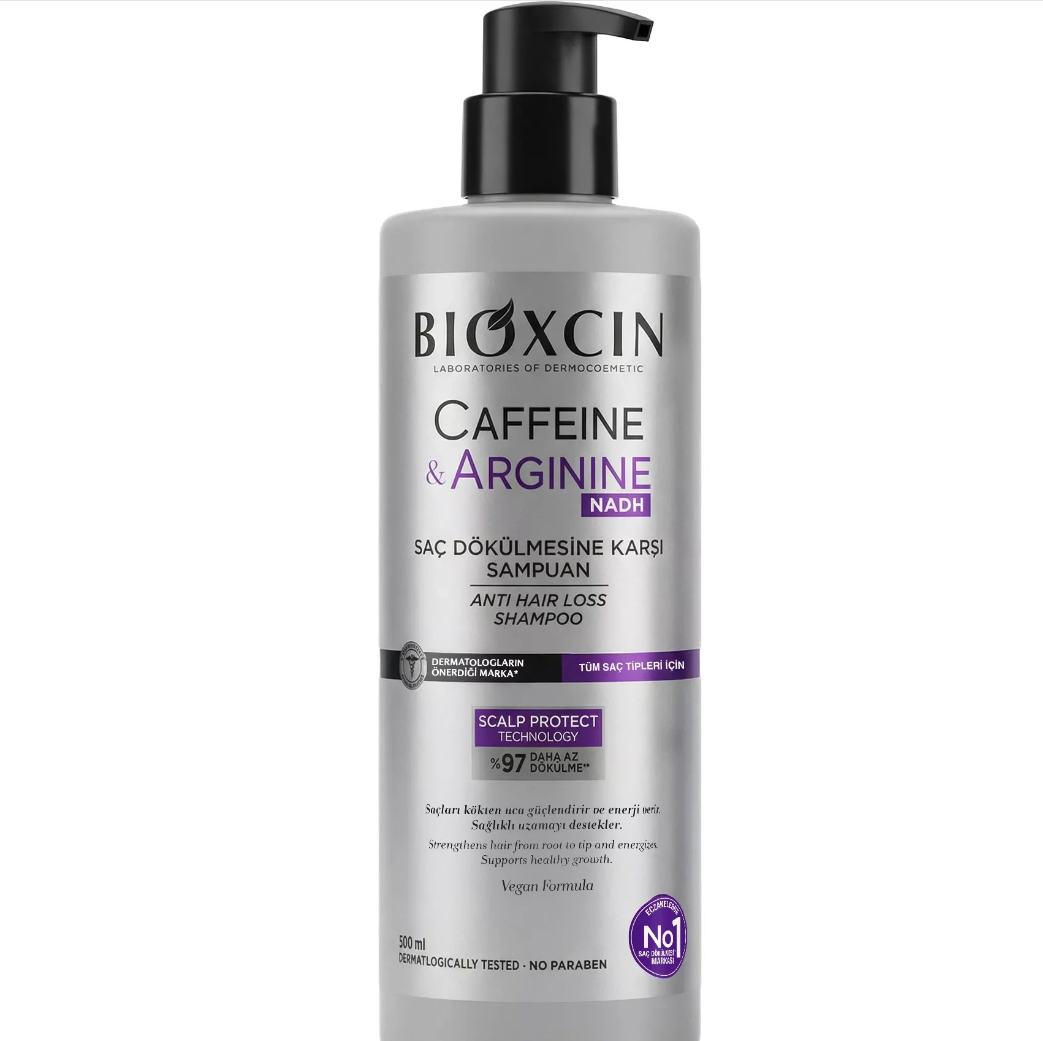 شامپو ضد ریزش مو بیوکسین Bioxcin مدل آرژنین و کافیین