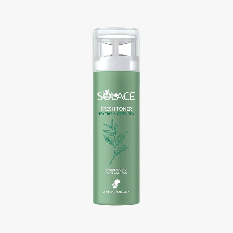 تونر پاک کننده صورت سولس مدل Tea Tree amp Green Tea مناسب برای پوست های چرب و مختلط حجم 200 میلی لیتر