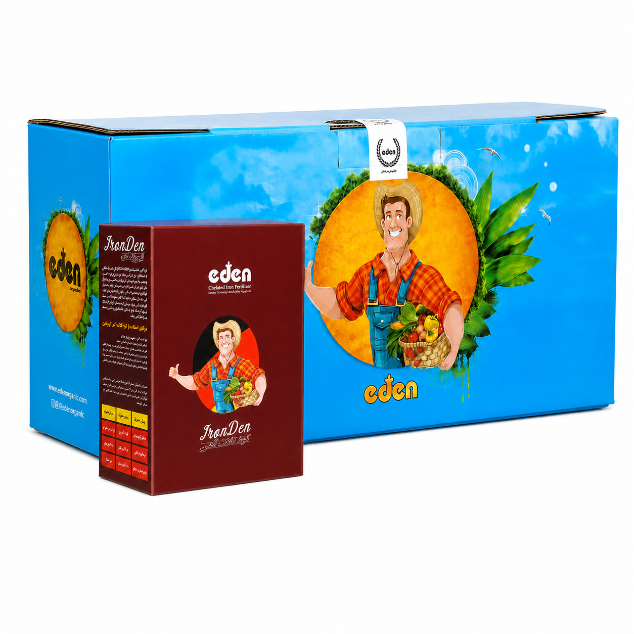 کود آهن آیروندن ادن 6 درصد EDDHA 750 گرمی عمده کارتن 6 عددی