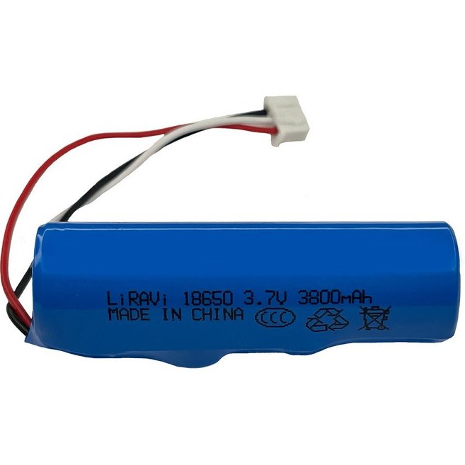 باتری لیتیوم یون قابل شارژ لیراوی مدل 18650 کد 3.7V ظرفیت 3800 میلی آمپر ساعت